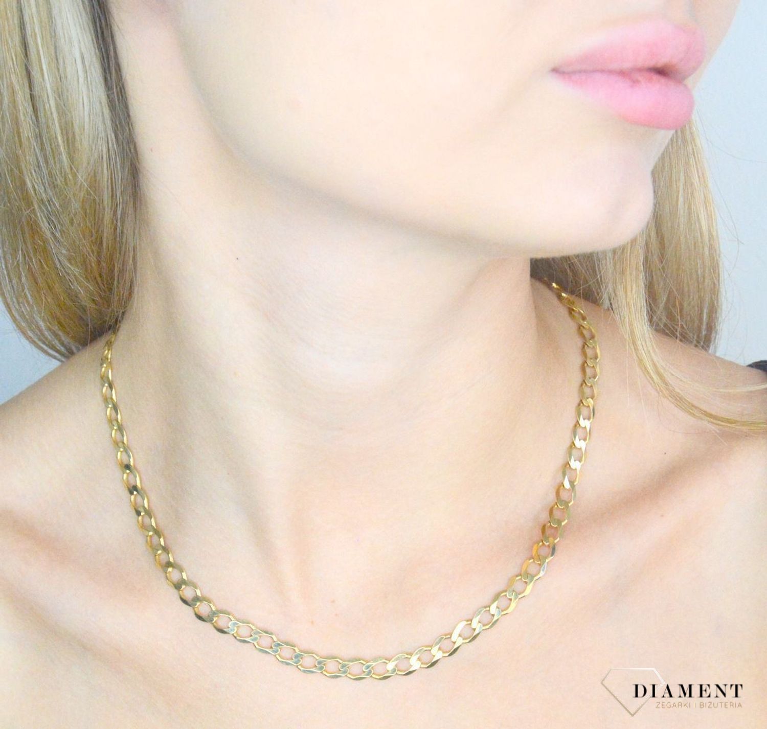 Złoty łańcuszek 333 pancerka 6 mm DIA-LAN-1463-333 6mm. Złoty łańcuszek męski. Złoty łańcuszek pancerka. Łańcuszek złoty pancerka. Łańcuszek na prezent (1).jpg